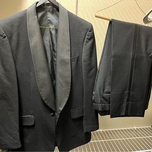 Men’s Black Tuxedo and Vest